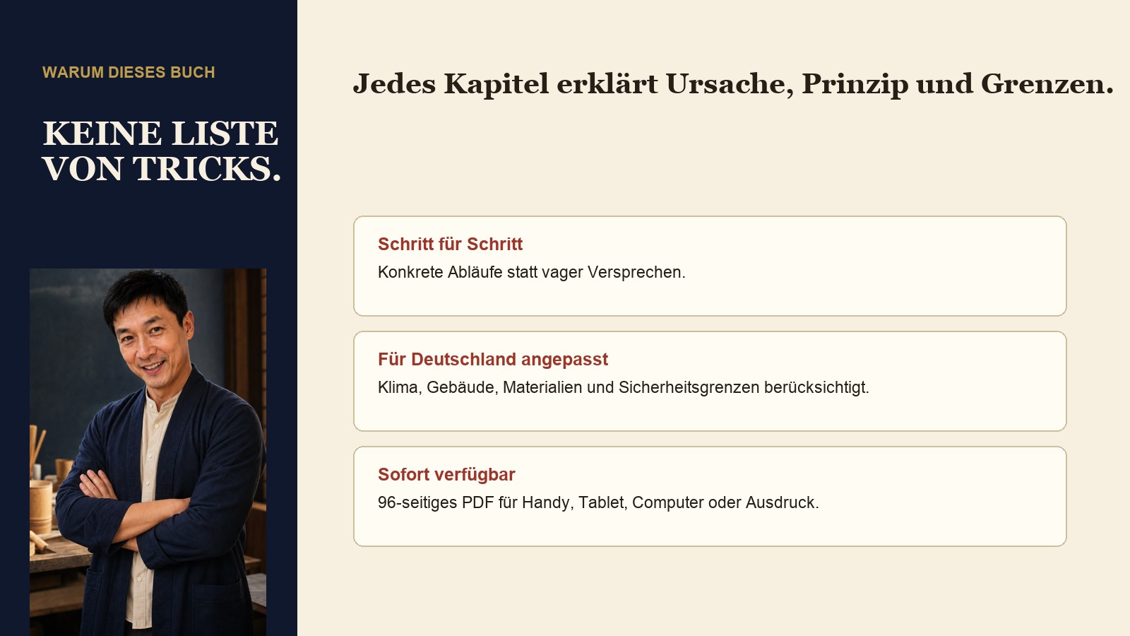 Vorteile der Japanischen Methode